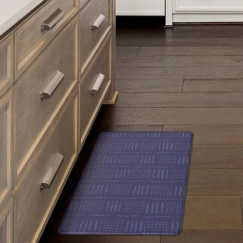 Vista 19 de Lucky Brand Tapete de bienestar impreso – Tapete de cocina acolchado cómodo – Fácil de limpiar – Antifatiga y antideslizante – 0.472 in Seda Floral