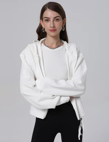 Vista 4 de Arssm Sudaderas con capucha y cremallera completa para mujer