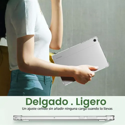 Vista 7 de TiMOVO Funda transparente para Samsung Galaxy Tab A11+/A11 Plus de 11 transparente (A-Clear)