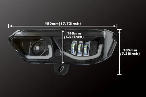 Vista 6 de SAUTVS Kit de montaje de faros LED para Can-Am Defender 2016-2025, faros delanteros LED con luz de señal de giro DRL para Can-Am Defender/Defender