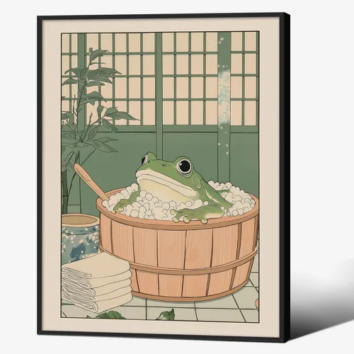 Vista 21 de Póster de música vintage japonés, arte estético de periódico retro, arte de pared de vinilo derretido, impresiones en lienzo de 08 x 10 pulgadas