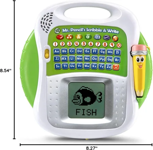 Vista 8 de LeapFrog Mr. Pencil's Scribble and Write (embalaje sin frustración), verde