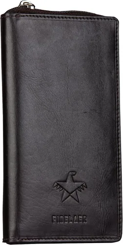 Vista 3 de Finelaer - Cartera de piel para mujer color negro