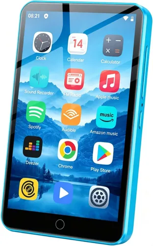 Vista 11 de MP3 Player with Bluetooth and WiFi, ZAQE 80GB Storage & Android OS, 4" Touch Screen, FM Radio, Kids MP3 & MP4 Player with Spotify Google Play Store