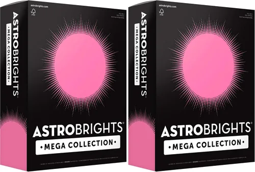 Vista 7 de Astrobrights Mega Collection, cartulina coloreada