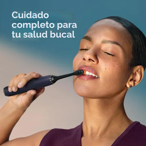 Vista 2 de Philips Sonicare DiamondClean Smart 9750 Cepillo de dientes eléctrico, cepillo de dientes sónico con aplicación, sensor de presión, detección