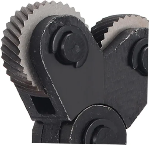 Vista 9 de TEHAUX Rueda de moleteado de acero de alta resistencia 4pcs Cabeza de pivote para torno Herramienta de moleteado grueso
