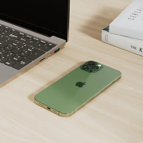 Vista 2 de Apple - iPhone 13 Pro Max, 1 TB, color verde alpino, para AT&T (reacondicionado)