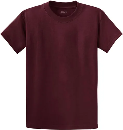 Vista 9 de Joe's USA Playeras pesadas de 6.1 onzas, 100% algodón para hombres en tallas regular, grande y alta Negro azabache
