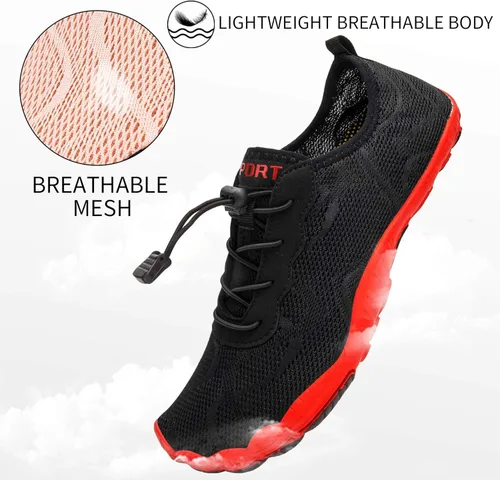 Vista 2 de Zapatos de agua para hombre y mujer de secado rápido para playa natación descalzo piscina agua calcetines zapatos para surf buceo senderismo