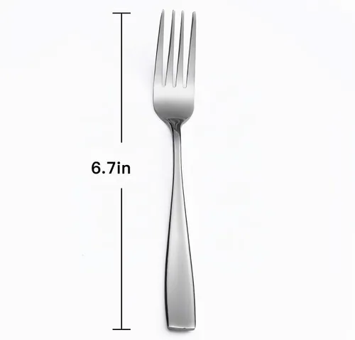Vista 2 de Eslite Staintess - Juego de tenedores de acero para ensalada, 6.7 pulgadas, 12 piezas