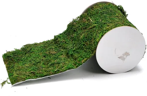Vista 2 de Rollo de musgo verde para jardines de hadas, bodas, otras artes y manualidades (10x120cm (4" W x 48" L))