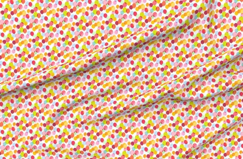 Vista 4 de Spoonflower Tela - Globos brillantes Fiesta de cumpleaños Colorido Feliz Naranja Rojo Rosa Impreso en Tela de Gasa Cuarto Grasa - Costura Ropa