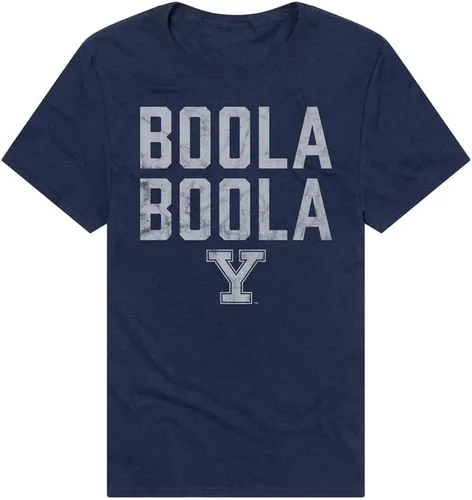 Vista 15 de Campus Lab Official NCAA Distressed Spirit Phrase Collegiate Classic Ring-Spun T-Shirt Unisex for Men & Women Collection