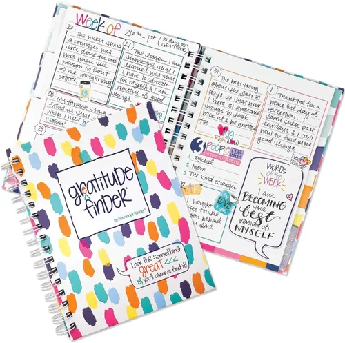 Vista 25 de Diario de gratitud basado en la fe con versículos de las Escrituras y citas inspiradoras, diario inspirador diario sin fecha de 52 semanas