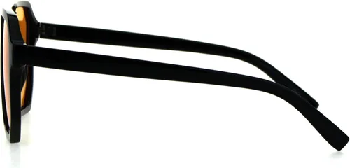 Vista 3 de SA106 Gafas de sol Octagon Geometric Plastic Racer Mob Pilots para hombre