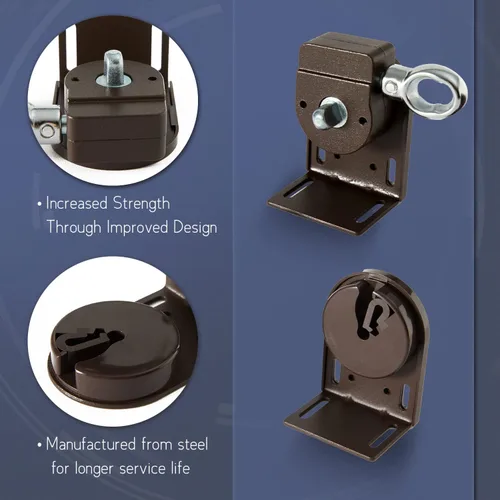 Vista 15 de Kit elástico + soporte inalámbrico, accesorios de instalación de repuesto universales para sombrilla de interior/exterior y persianas enrollables