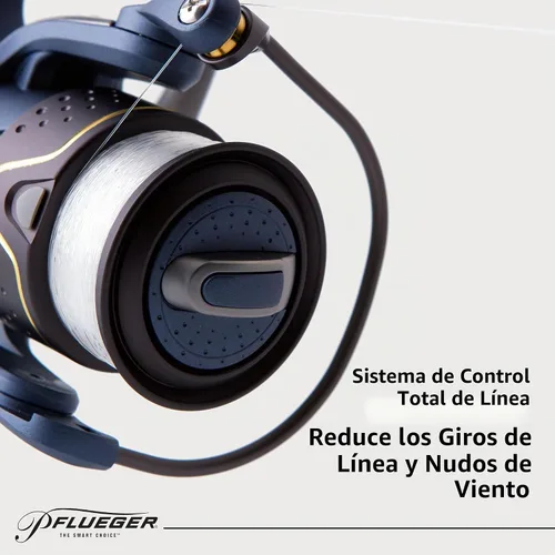 Vista 6 de Pflueger President – Carrete de pesca giratorio