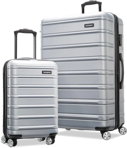 Vista 27 de Samsonite Omni 2 - Equipaje rígido extensible con ruedas giratorias, Plateado (Arctic Silver)