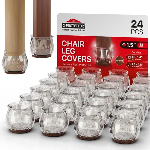 Vista 19 de X-PROTECTOR Almohadillas de Fieltro para Muebles - 32 PCS de 1 1/2" Protectores de Piso para Patas de Sillas y Muebles - ¡Protege Tus Pisos