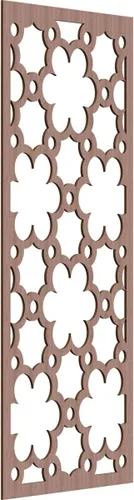 Vista 43 de 9 3/8"W x 24 3/8"H x 1/4"T Southgate Decorativos Paneles De Pared De Madera Calado, Abedul