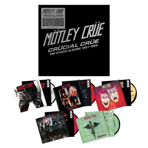 Vista 2 de Crücial Crüe - The Studio Albums 1981-1989 (Limited Edition CD Box)