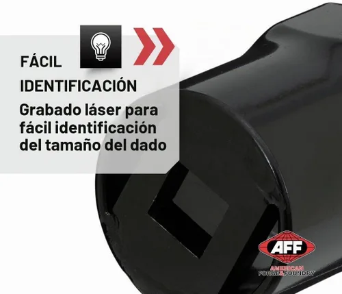 Vista 5 de AFF Tuerca de bloqueo de rodamiento de rueda motriz de 3/4" (disponible en 6 u 8 puntos y varios tamaños)