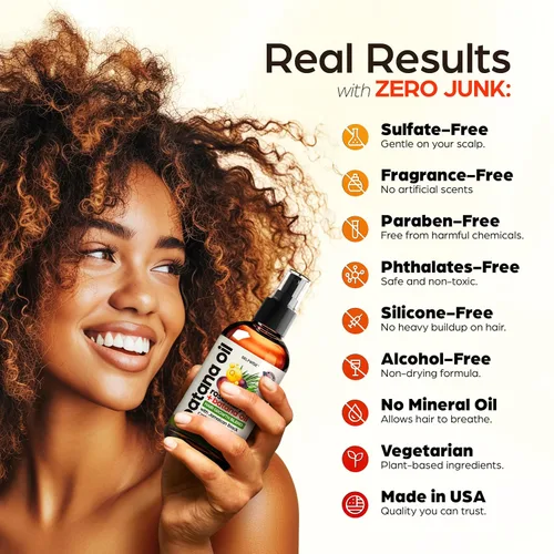Vista 7 de Aceite de batana para el crecimiento del cabello + aplicador de peine – 100% puro, orgánico, prensado en frío, sin refinar de Honduras por Dr. Sebi