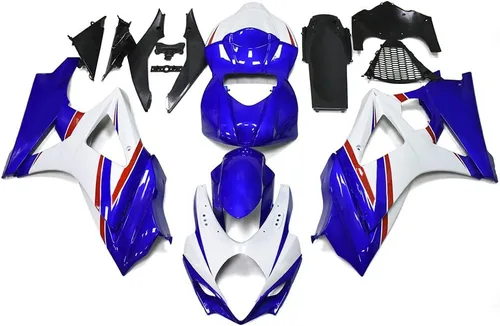 Vista 36 de Kit de carenado negro púrpura para 2007 2008 Suzuki K7 GSXR1000 07 08 GSX-R1000 Carrocería ABS plástico cuerpo marco conjunto