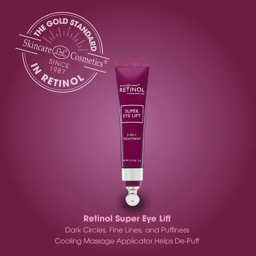 Vista 3 de LIVAURA Retinol Super Eye Lift - Un lujoso tratamiento 3 en 1 combate el aspecto de ojeras, arrugas y ojos hinchados