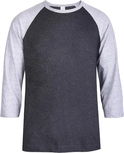 Vista 16 de TOP PRO Camiseta de béisbol casual con manga raglán 3/4 para hombre