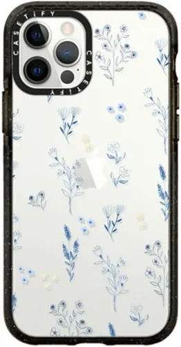 Vista 23 de CASETiFY Impact - Funda para iPhone 12 y iPhone 12 Pro, Bearly Awake, color negro transparente