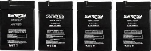Vista 4 de Jiming JM-6M4.5AC 6V 5Ah Batería de plomo ácido sellada recargable Beiter DC Power (1)