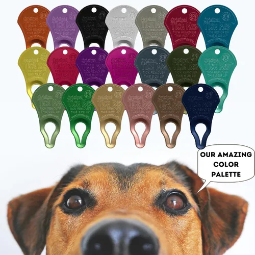 Vista 7 de Llave Tick original para la extracción de marcas, 3 unidades (multicolor), talla única , Multicolor Dispositivo portátil y seguro de garrapatas