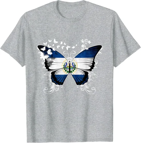 Vista 56 de Camiseta con diseño de bandera de El Salvador