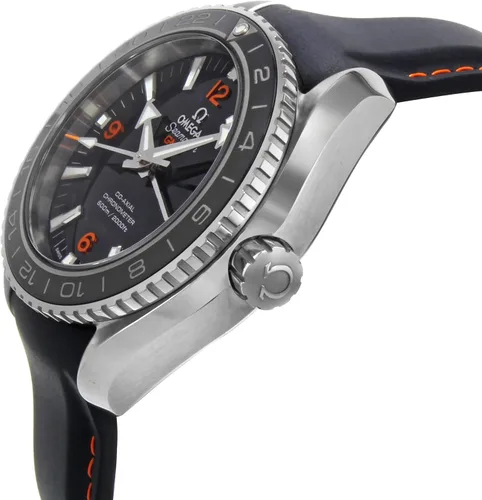 Vista 4 de Omega Planet Ocean GMT - Reloj para hombre con esfera negra 23232442201002, Negro