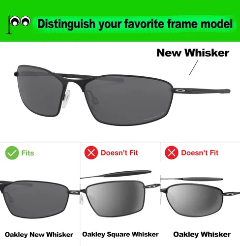 Vista 4 de Lentes polarizados de repuesto para Oakley Whisker OO4141, multicolor