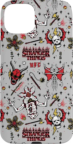 Vista 9 de Stranger Things Demogorgon Hellfire Club - Funda con patrón para iPhone 17