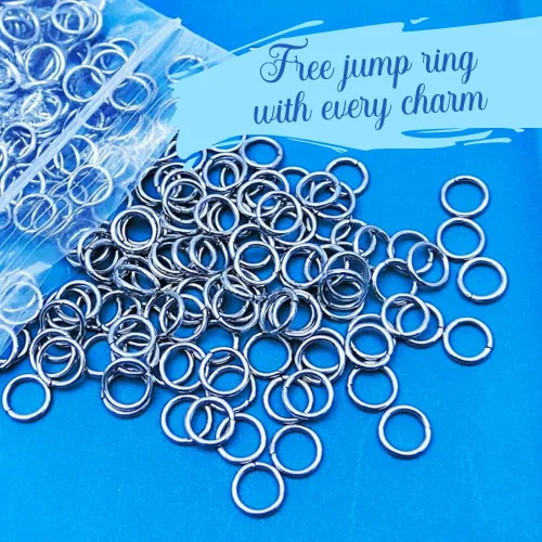 Vista 4 de Base Drum Charm, Personalized Engraved Stainless Steel Base Drum Name Charm, DIY, Music Gift for Musicians, Base Drum Players, Marching Band