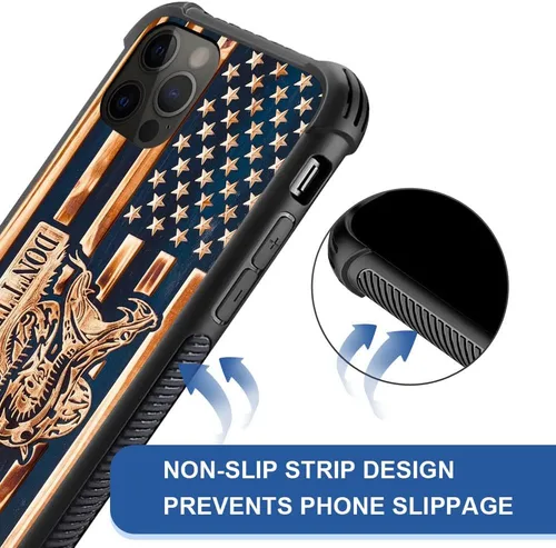 Vista 2 de DAIZAG Funda compatible con iPhone 11, protección completa, a prueba de golpes, antiarañazos, funda de poliuretano termoplástico para hombre y Dont