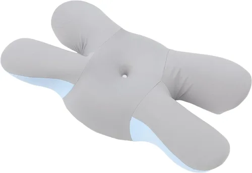 Vista 8 de Almohada cervical para el cuello, almohada ergonómica de espuma viscoelástica inodora, cama ortopédica para dormir boca abajo, ideal para regalo