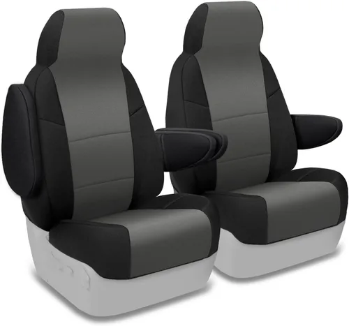 Vista 25 de Coverking Custom Fit cubierta de asiento para determinados modelos de Chevrolet – neopreno, Negro