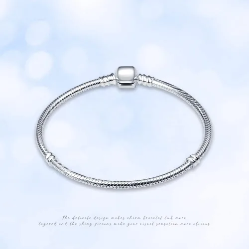 Vista 6 de Pulsera de plata esterlina para mujer, pulsera de plata 925 con dije de serpiente, Día de San Valentín, Día de la Madre, cumpleaños, Navidad, regalo