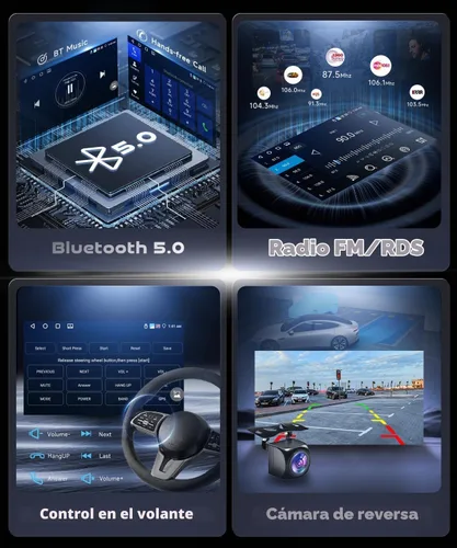 Vista 6 de Estéreo del coche 4G+64G Android 15 para Ford F150 2009-2014 con Carplay