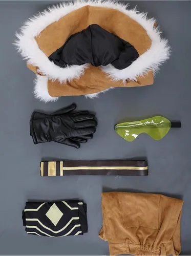 Vista 4 de miccostumes Disfraz de héroe para hombre, chaqueta de halcón y pantalones