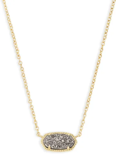 Vista 101 de Kendra Scott - Collar Elisa con dije para mujer, joyería de moda, chapado en oro de 14 quilates