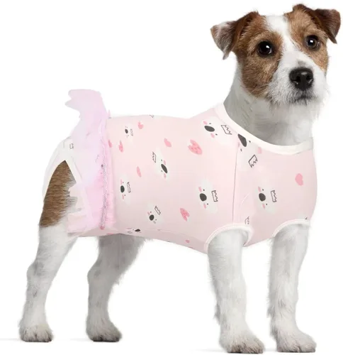 Vista 12 de Etdane Pañales para perros, bragas sanitarias, camisas de período fisiológico, trajes de recuperación quirúrgica para perros machos y hembras