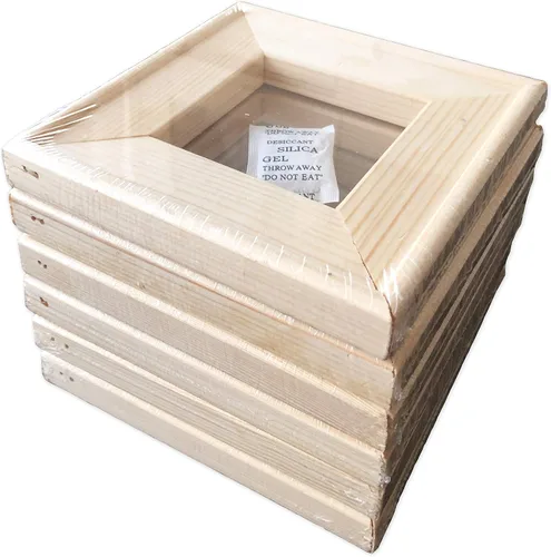 Vista 8 de LWR CRAFTS Lienzo estirado de 4 x 6 pulgadas, paquete de 6