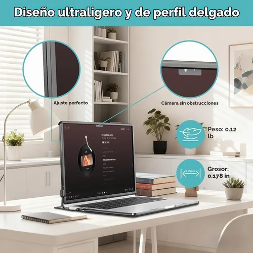 Vista 6 de Marco magnético para pantalla táctil para MacBook Air de 15 pulgadas, panel táctil infrarrojo de alta precisión, compatible con múltiples gestos
