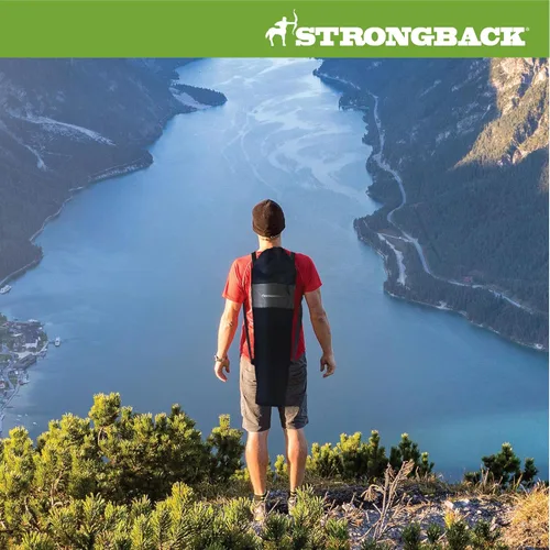 Vista 5 de STRONGBACK Elite silla plegable para campamento, césped, silla de descanso, asiento de campamento resistente para el aire libre con soporte lumbar